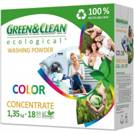   Green&Clean Пральний порошок  Ecological 1,35 кг (4260700180594)