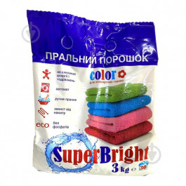   SuperBright Стиральный порошок Color 3 кг (4820138320551)