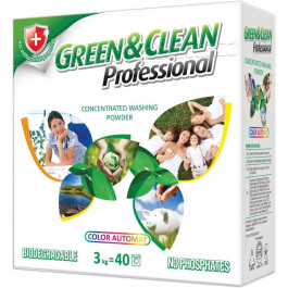   Green&Clean Professional для цветной одежды 3 кг (4823069700478)