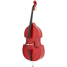   Stentor Контрабас 1950LCRD Harlequin Rockabilly Double Bass 3/4 (RED)