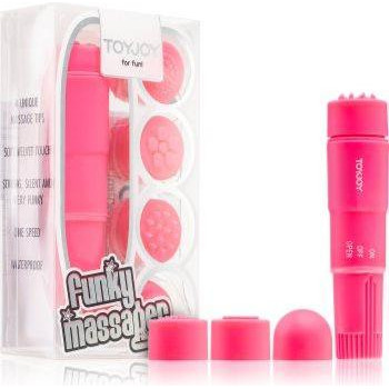 Toy Joy Клиторальный Вибратор Funky Massager Pink - зображення 1