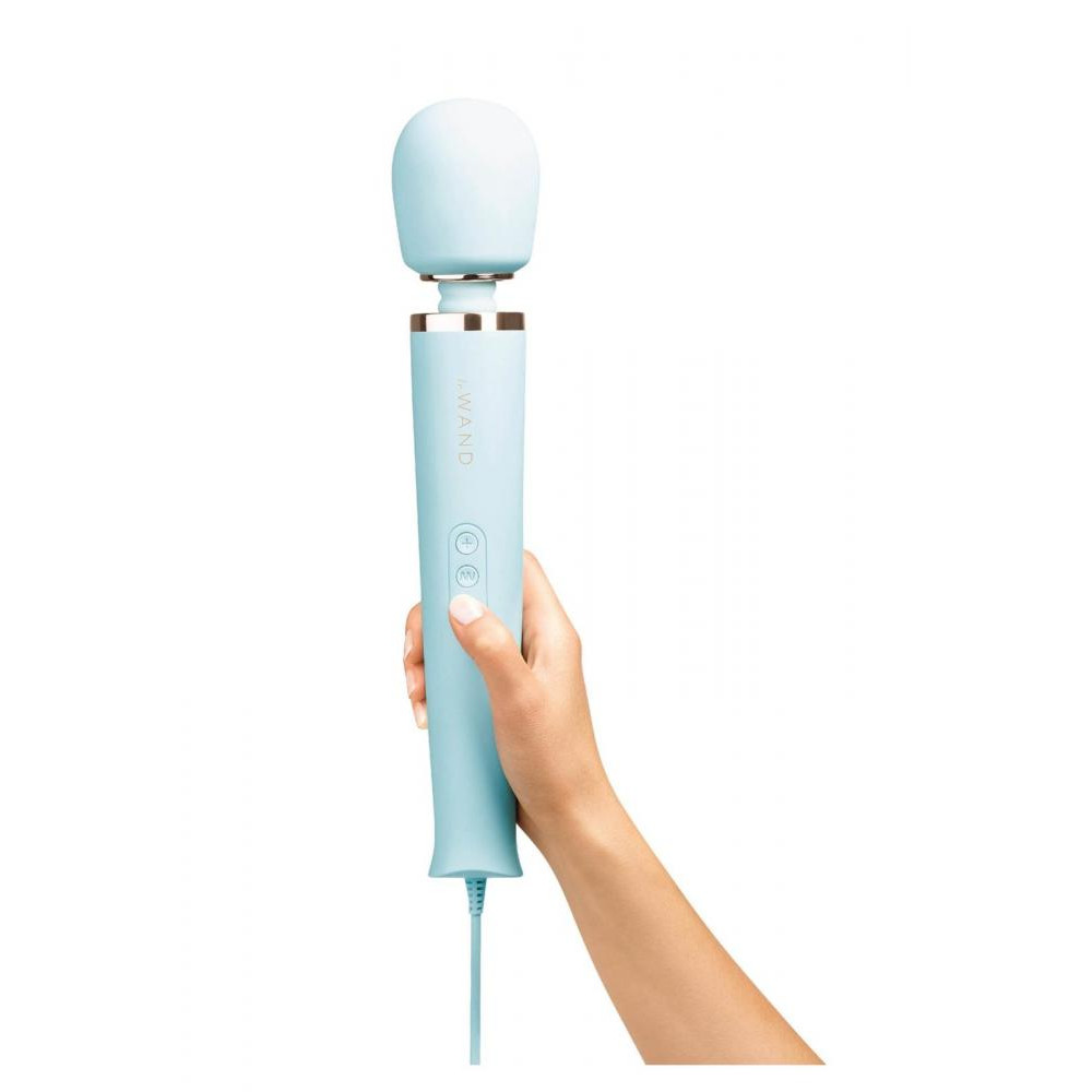 Le Wand Plug-In Vibrating Massager Sky Blue (LW-020 SKY) - зображення 1