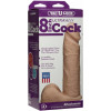 Doc Johnson Realistic 8 Inch UR3 Vac-U-Lock Dildo, Телесный (SO1561) - зображення 3