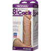 Doc Johnson Realistic 8 Inch UR3 Vac-U-Lock Dildo, Телесный (SO1561) - зображення 4