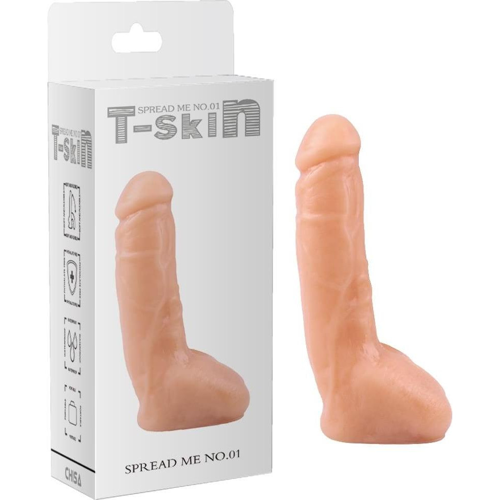 Chisa Novelties Spread Me No.02 T-Skin Dildo 8 " 20,5 см/4,2 см (92113) - зображення 1