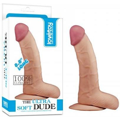 LoveToy The Ultra Soft Dude 8.8" Long телесный 22,4 см (6452LVTOY115) - зображення 1