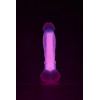 Dream toys RADIANT SOFT SILICONE GLOW IN THE DARK DILDO LARGE PINK (DT22048) - зображення 1