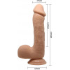 Baile Beautiful Encounter Johnson Real Dildo 22cm Flesh (6603BW0742) - зображення 8