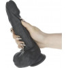 Addiction Naked Addiction – 8.6” Silicone Rotating & Thrusting Vibrating Dildo with Remote Black (SO8907) - зображення 4