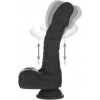 Addiction Naked Addiction – 8.6” Silicone Rotating & Thrusting Vibrating Dildo with Remote Black (SO8907) - зображення 5