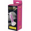 Dream toys RADIANT SOFT SILICONE GLOW IN THE DARK DILDO MEDIUM PURPLE (DT22047) - зображення 8