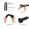 Strap-On-Me Sliding Skin Realistic Dildo Black - M (SO6256) - зображення 3