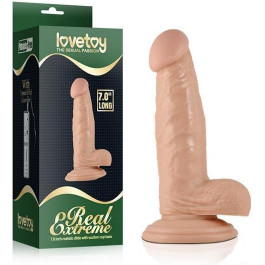   LoveToy 7" Real Extreme Dildo Flesh (6452LVTOY435)