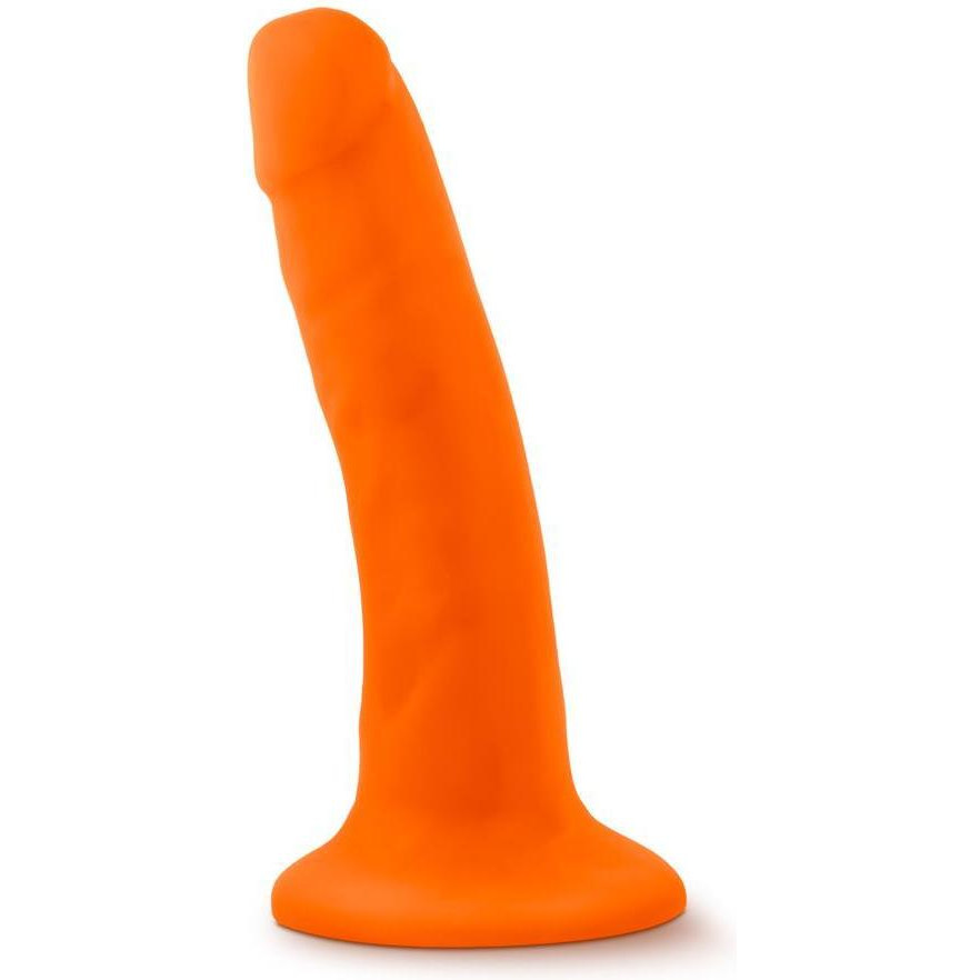 Blush Novelties Neo 6Inch Dual Density Cock Neon Orange (T331018) - зображення 1