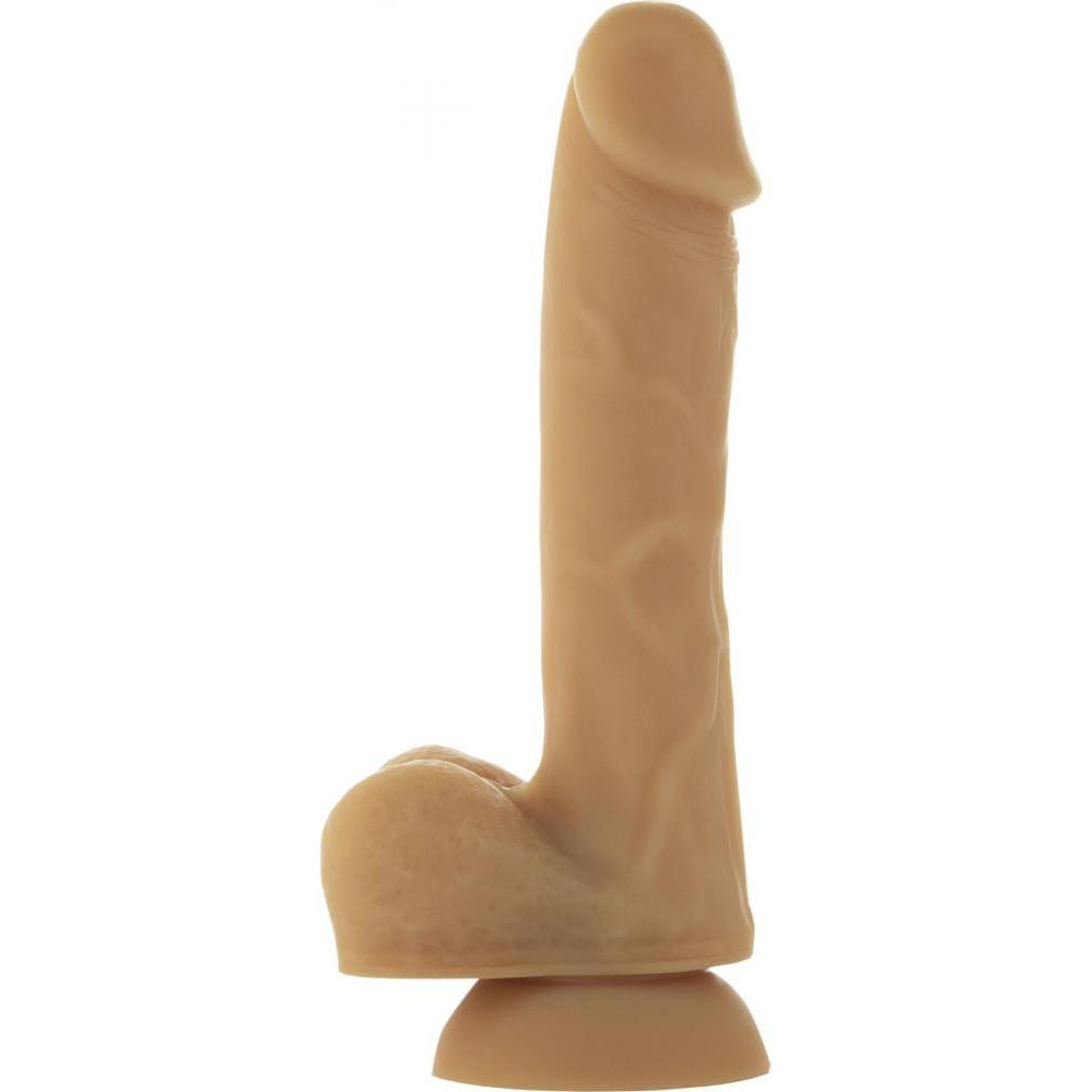 Addiction Andrew - 8" Bendable Silicone Dong - Caramel (SO5579) - зображення 1