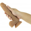 Addiction Andrew - 8" Bendable Silicone Dong - Caramel (SO5579) - зображення 3