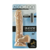 Addiction Andrew - 8" Bendable Silicone Dong - Caramel (SO5579) - зображення 6