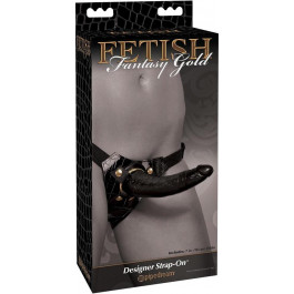   Pipedream Products Fetish Fantasy Gold DESIGNER STRAP-ON BLACK (PD544108)