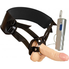   You2Toys Gigolina Vibrating Strap-on, тілесний світлий (4024144564040)