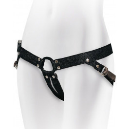   Adrien lastic Strap-On, Black (AD40779)