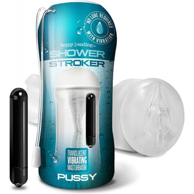 Happy ending Vibrating shower stroker self lubricating pussy (T880159) - зображення 1