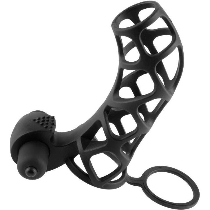 Pipedream Products Fantasy X-tensions Extreme Silicone Power Cage, чорна (603912346084) - зображення 1