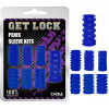 Chisa Novelties Get Lock Penis Sleeve Kits, синий (759746254177) - зображення 1