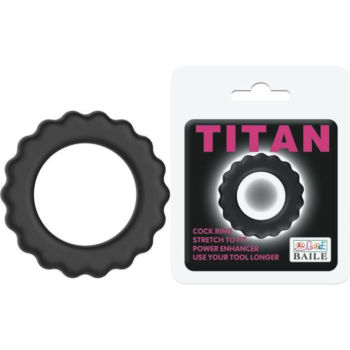 Baile TITAN Cock Ring Pink (6603BI0300) - зображення 1