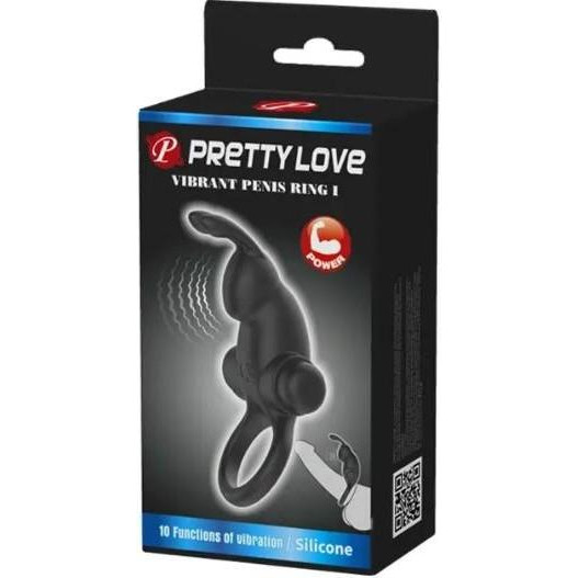 Baile Эрекционное кольцо с вибрацией Pretty Love " Vibrant penis ring I (BI-210204) - зображення 1