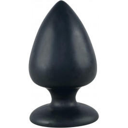   Black Velvet Butt Plug Large, чорний (4024144508488)