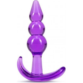   Blush Novelties Анальная пробка B Yours Triple Bead Anal Plug, фиолетовая (819835026075)