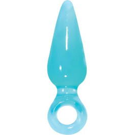   NS Novelties Анальна пробка Jolie Pleasures Jelly Mini, блакитна (657447090240)