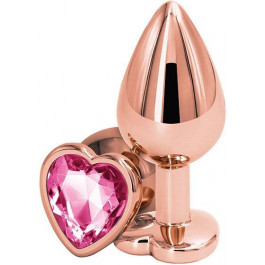   NS Novelties Rear Assets Rose Gold Heart Pink, M (T280797)