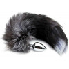 Alive Anal Pleasure Black And White Fox Tail S, хвостиком (8433345704333) - зображення 1