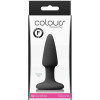 Blush Novelties Анальная пробка COLOURS PLEASURES MINI PLUG BLACK (T280724) - зображення 2