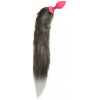 Loveshop F61289 Анальная пробка Silicone с хвостом Енот, Raccoon Tail S (F61289) - зображення 4