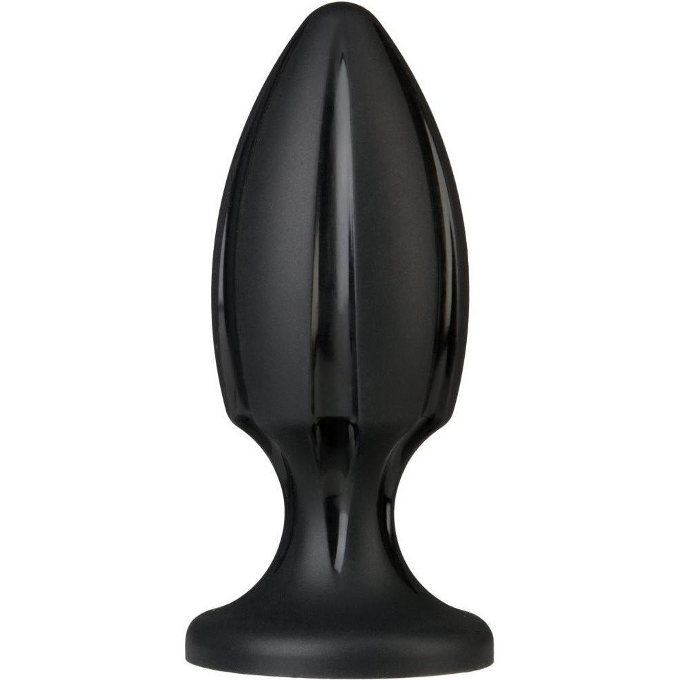 Doc Johnson Platinum Premium Silicone - The Rocket - Black (SO4916) - зображення 1