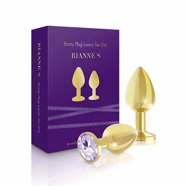 Rianne S Booty Plug Luxury Set, диаметр 3 и 3,5см (SO3858) - зображення 1