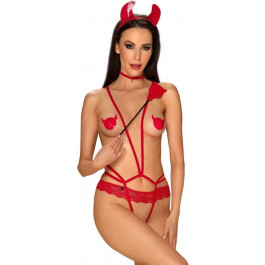   Obsessive Evilia teddy red L/XL (SO7707)