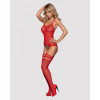 Obsessive Bodystocking F214 red S/M/L (SO7225) (SO7225) - зображення 3