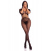 Pink Lipstick БОДИ AMPLIFY CROTCHLESS BODYSTOCKING, OS (7227046BLK) - зображення 1