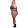 Pink Lipstick БОДИ AMPLIFY CROTCHLESS BODY BLACK PLUS SIZE (7227046XBLK) - зображення 2