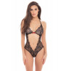 Rene Rofe Боді DELICATE DARLING TEDDY BLACK, S/M (7550021BLKSM) - зображення 1