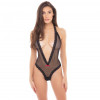 Rene Rofe Боді SAY MY NAME PLUNGE TEDDY BLACK, S/M (7550020BLKSM) - зображення 1