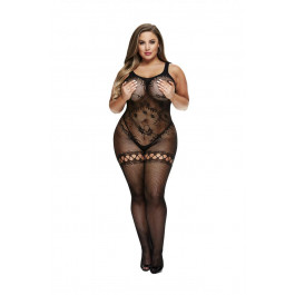   Baci CROTCHLESS BODYSTOCKING, XL (BAC5000BLKQ)