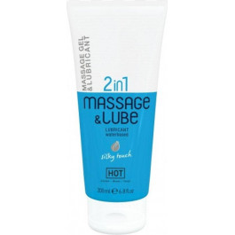   HOT Massage&Glide Gel 2in1 Silky touch, 200 мл (HOT44142)