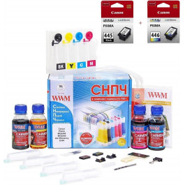   WWM СНПЧ Canon Pixma MG2440/MG2540 + Bk445/CL446 (IS.0131set)