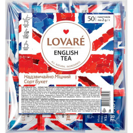   Lovare Чай чорний  English tea 100 г (50 шт. х 2 г) (4820198872939)