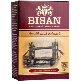   Bisan Чай чорний розсипний  Англійський Елітний крупнолистовий 100 г (4791007012597)