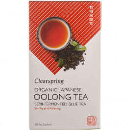   Clearspring Чай зелений  Oolong органічний 36 г (20 шт. х 1.8 г) (5021554001638)